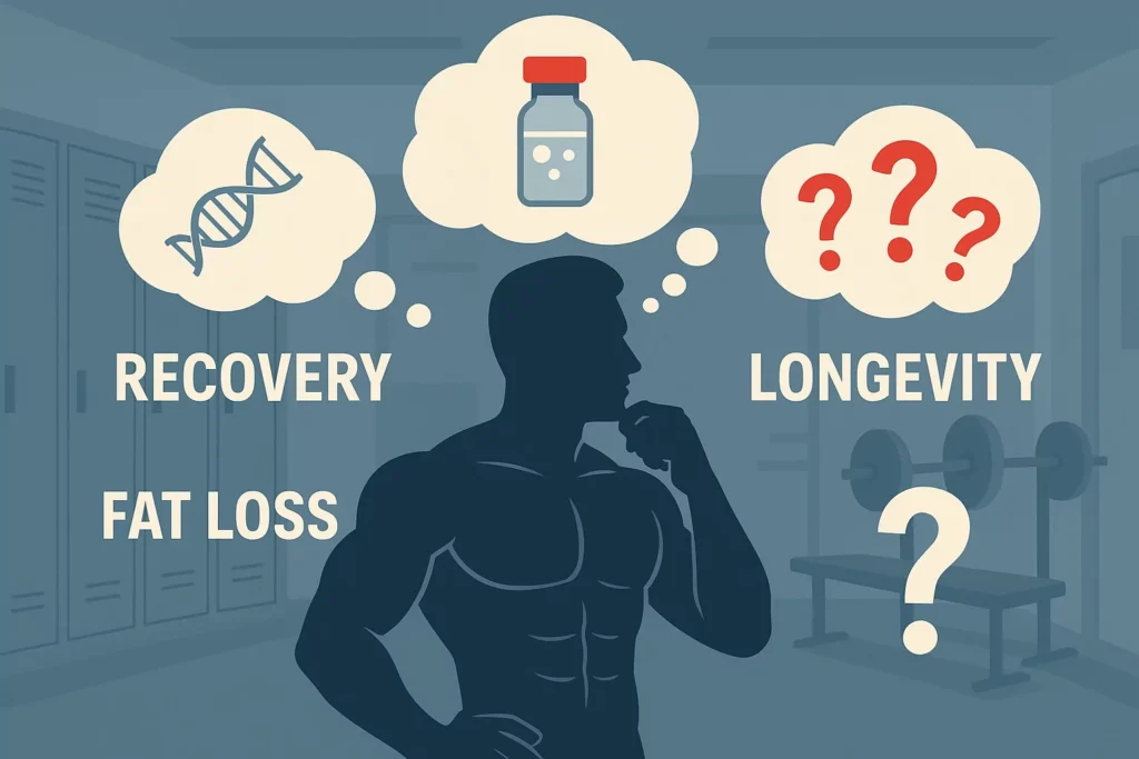 Peptides 101: A Beginner’s Guide to These Powerful Bio-Regulators bodybuilder considering peptides