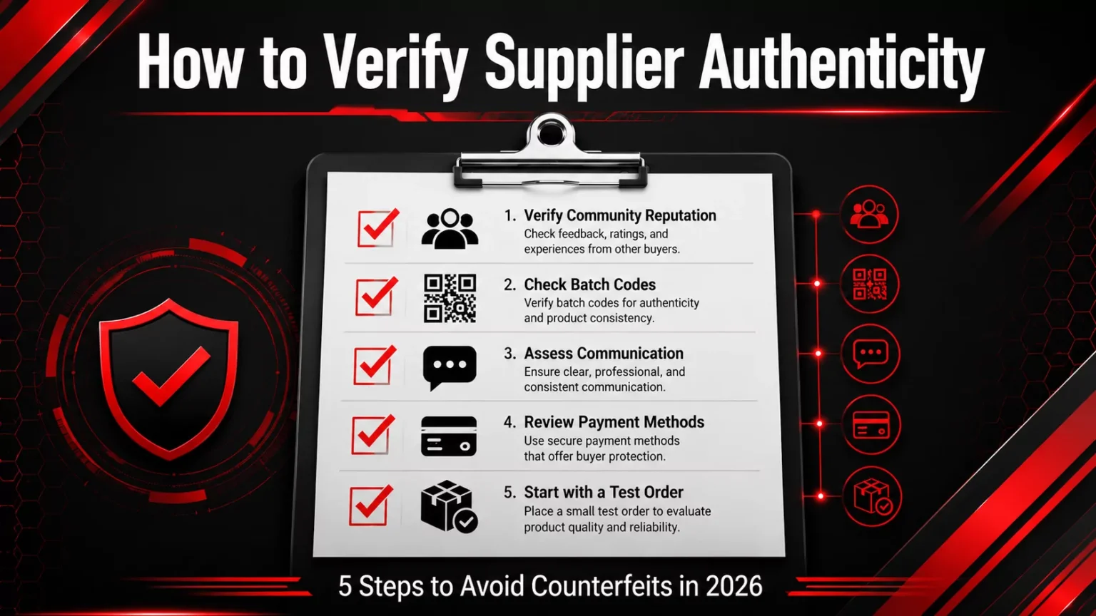 How to Verify Supplier Authenticity: A 2026 Guide Guide to verifying supplier authenticity with five verification steps checklist.